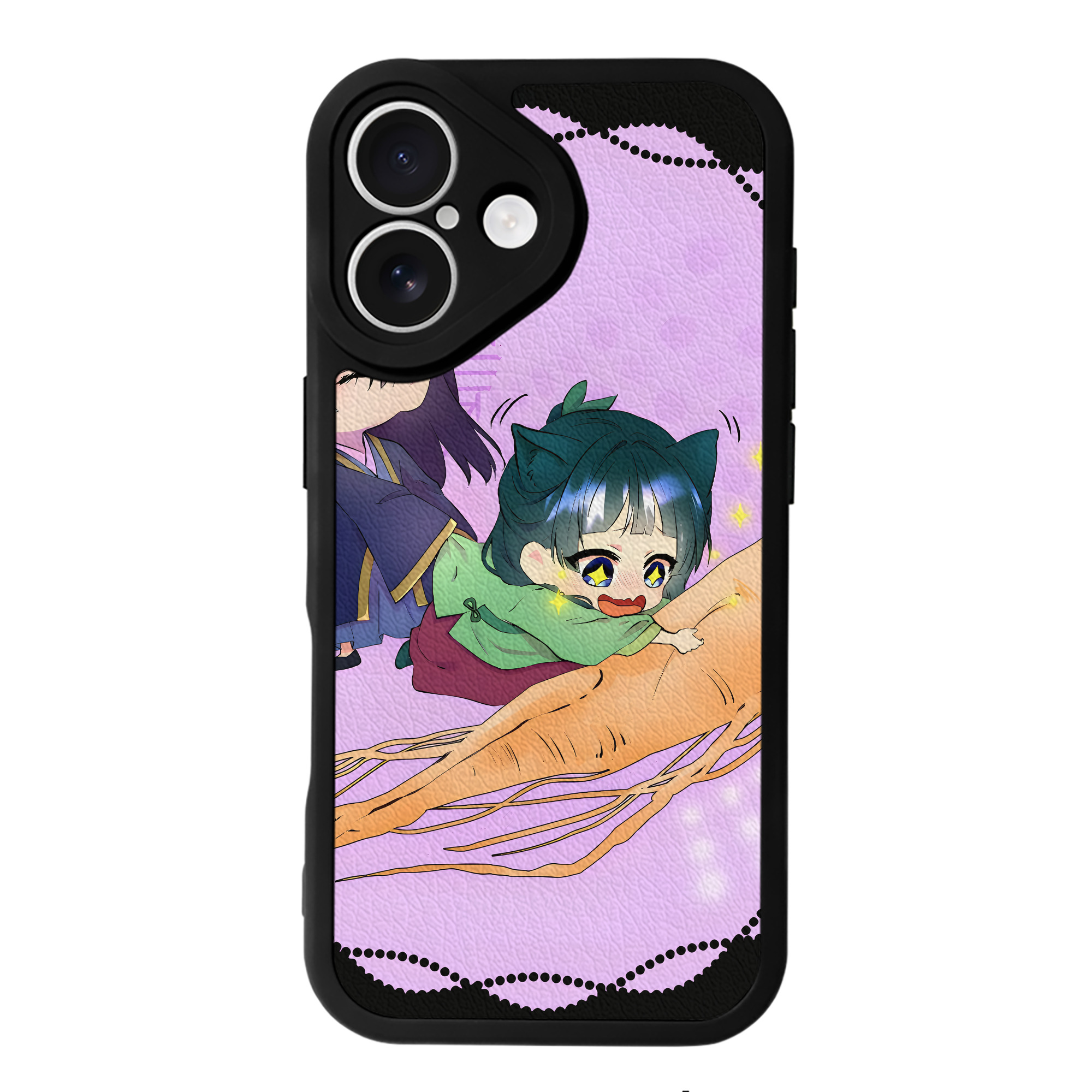 （画像用） 薬屋のひとりごと The Apothecary Diaries 【iPhone 16シリーズ対応】シリコンスマホケース（レザー調） 材質：シリコン